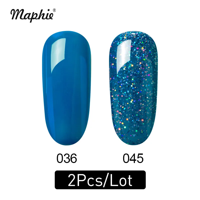 4 Maphie 2 шт./лот УФ-гель для ногтей Набор DIY гель для ногтей с блестками лак для салонов ногтей эмаль Полупостоянный Розовый Светодиодный гель Наборы - Цвет: 4