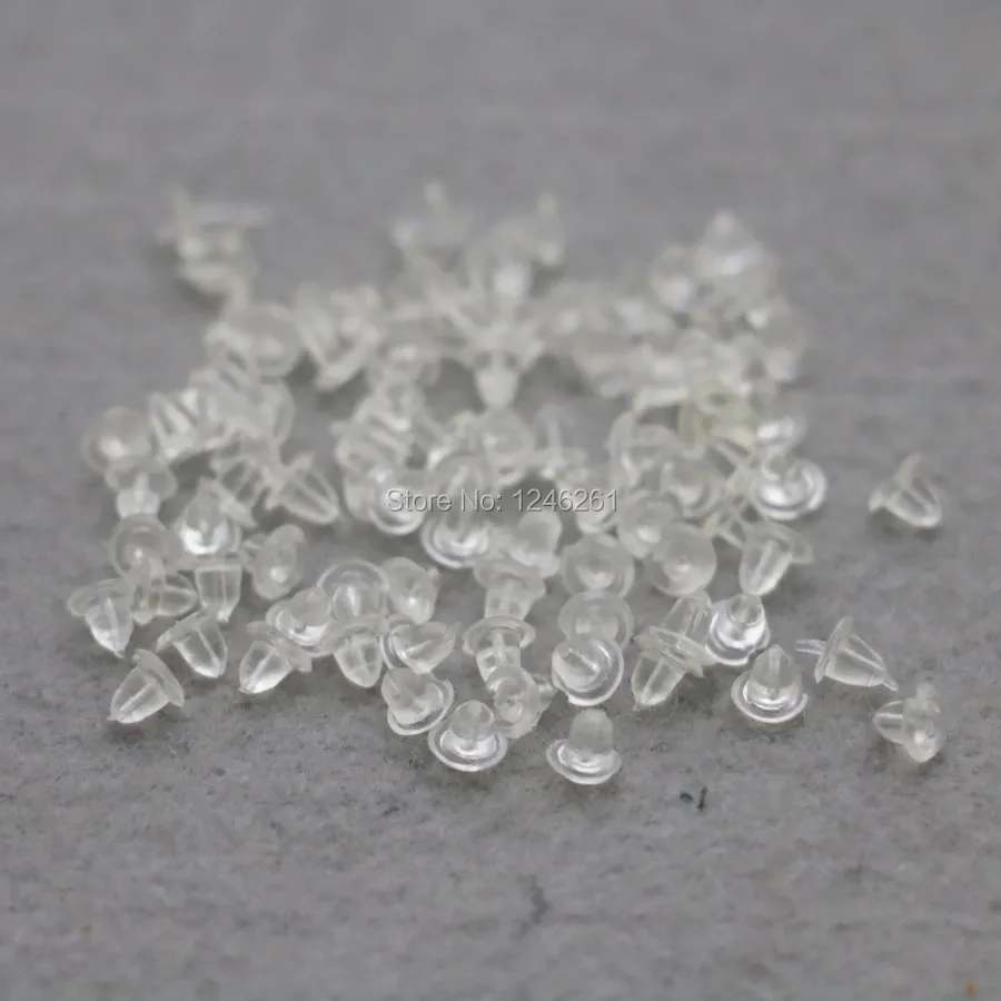 100 шт полиэтиленовые затычки для ушей DIY фурнитура аксессуаров Аппаратные