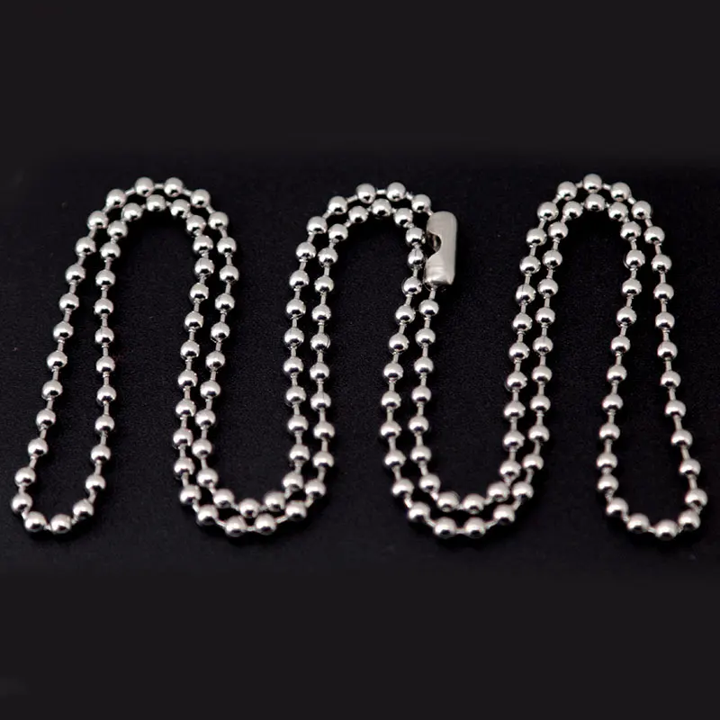 Цепочка Из Нержавеющей Стали с подвеской шариком 2 3 мм|Цепочки| |