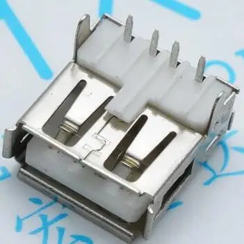 

Гнездовой разъем USB Type-A 90 градусов, 4-контактный разъем PCB USB-A, 10 шт./лот