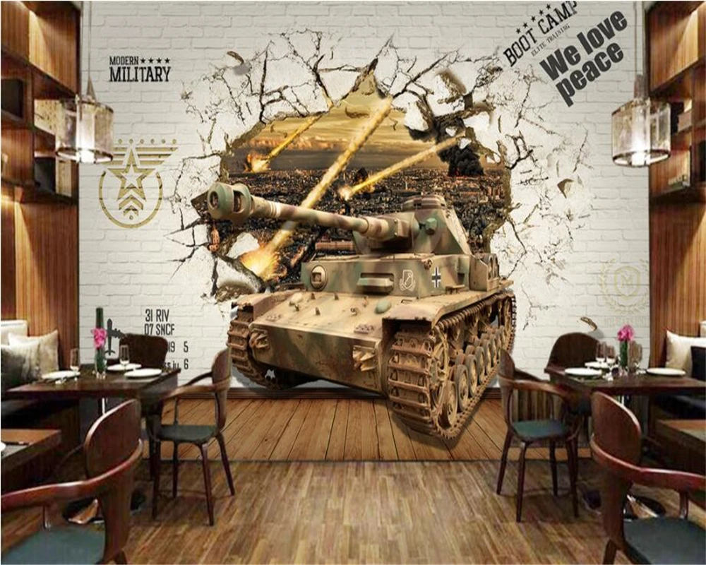 Пользовательские обои Beibehang в европейском и американском стиле ретро для