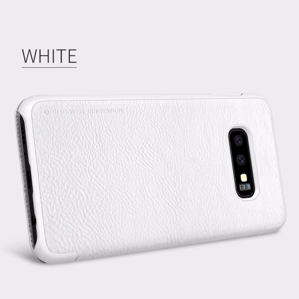 Кожаный чехол для samsung Galaxy S10e Nillkin QIN, защитный флип-чехол, чехол-бумажник для samsung Galaxy S10e