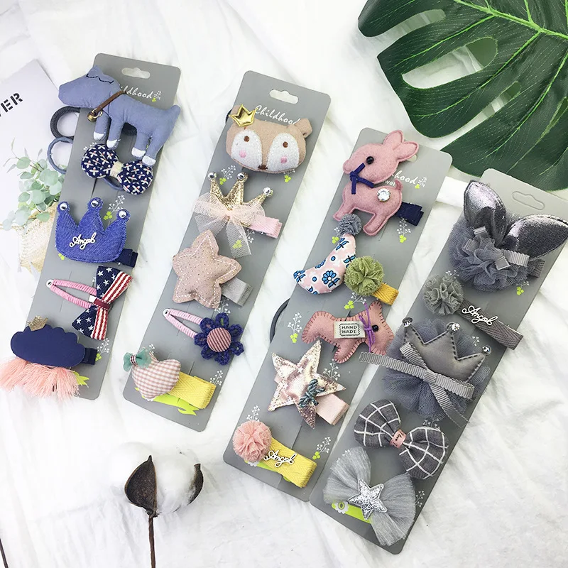 Хит продаж 5 шт. Детские ободки для девочек с героями мультфильмов милые заколки