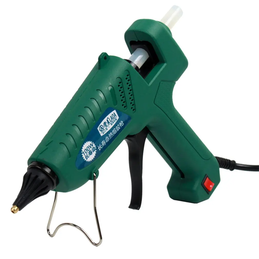 Клеевой пистолет 100 Вт горячего расплава для металлической древесины Рабочая