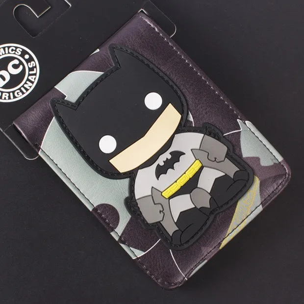 Комиксы DC Marvel Для мужчин кошельки Новая мода ПВХ Кошелек carteira masculina аниме Звездные войны короткие бумажник carteira фирменные доллар сумки