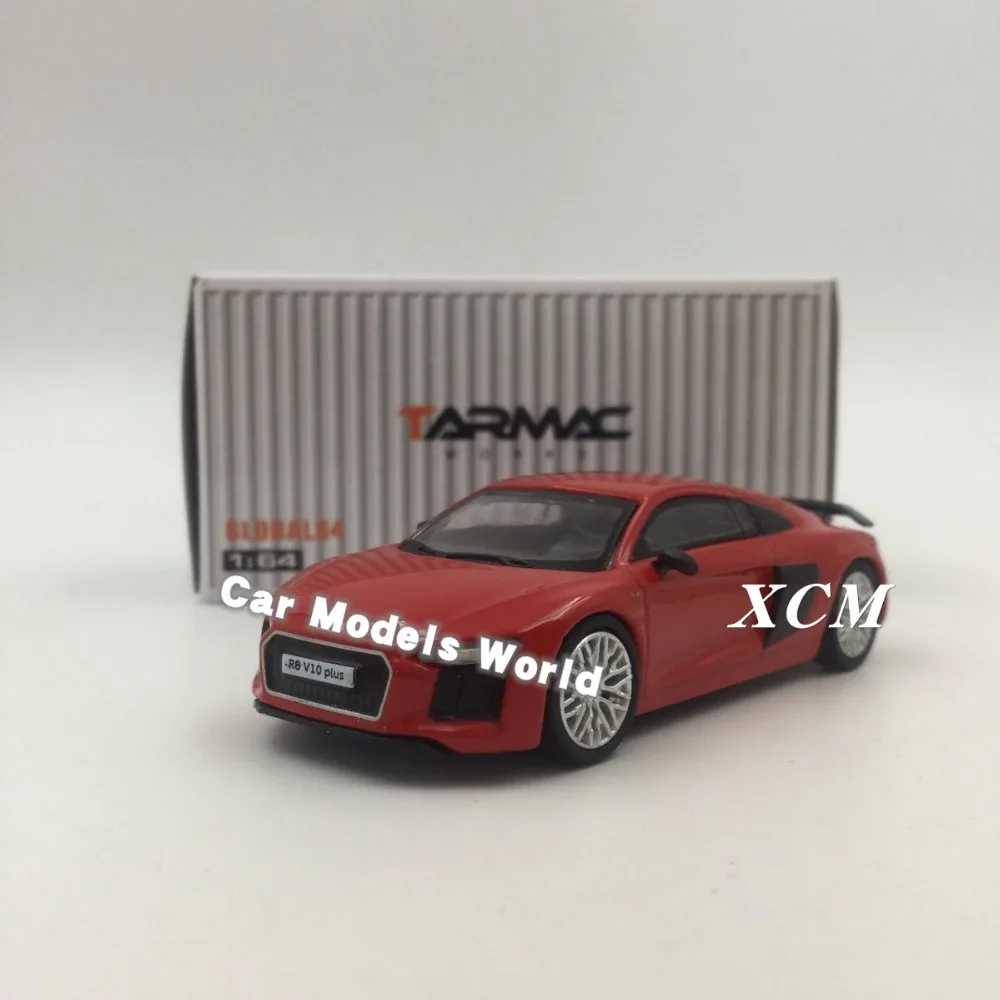 Модель автомобиля под давлением Tarmac модель для R8 V10 Plus (красный) 1:64|Наземный