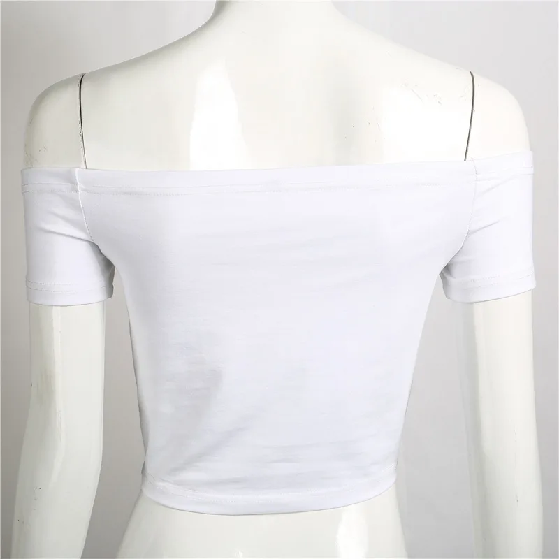 Женская футболка с цветочным принтом и открытыми плечами короткая - купить по