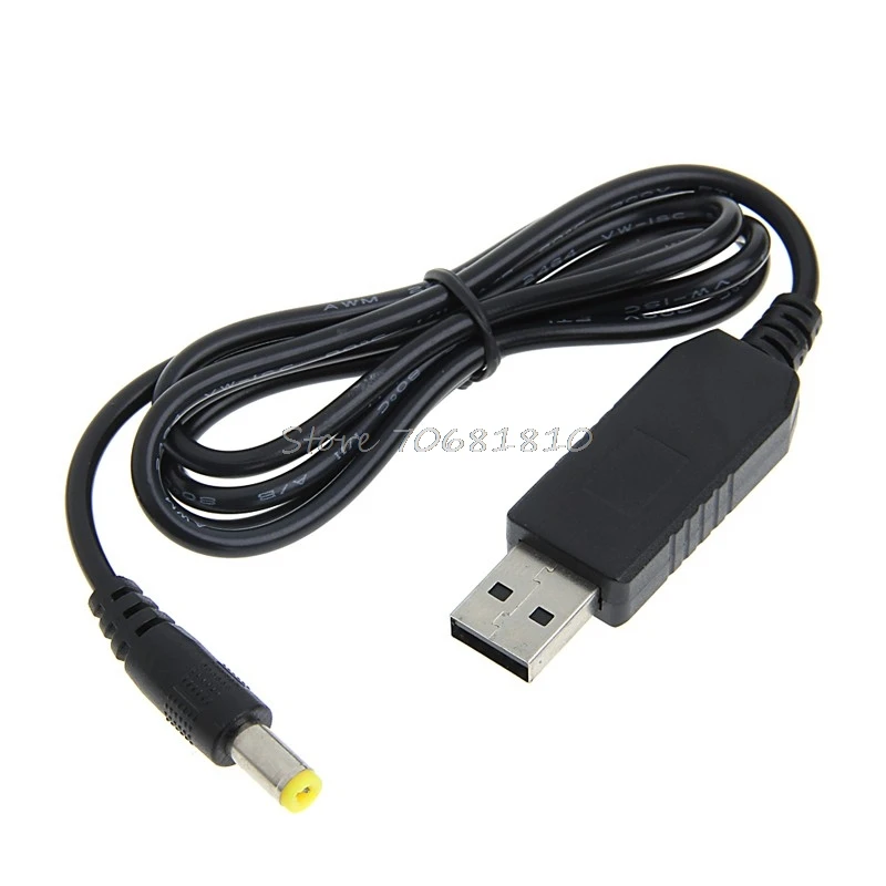 DCDC USB 9 В/12 В DC разъем 5 мм x 2 1 модуль питания штепсельный преобразователь кабель