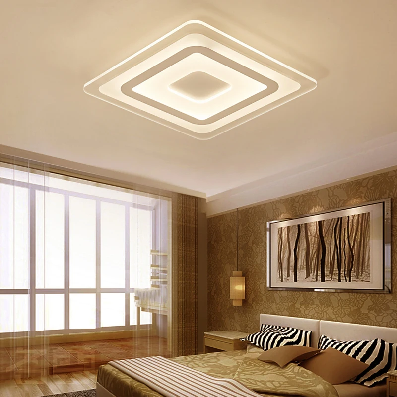 Креативный треугольный тонкий современный светодиодный потолочный светильник