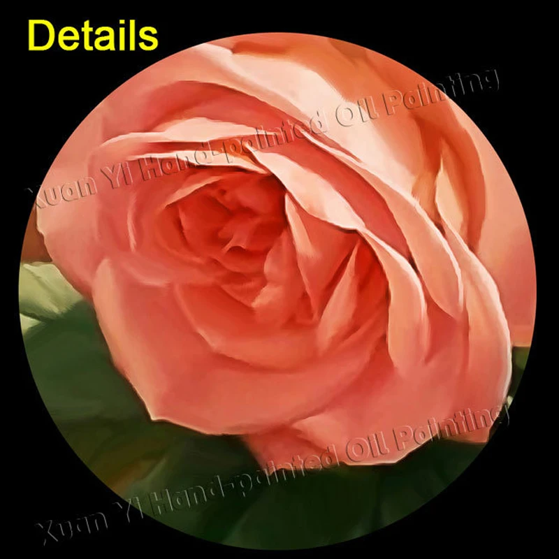 Картина маслом на холсте Красный цветок 3 панели | Дом и сад