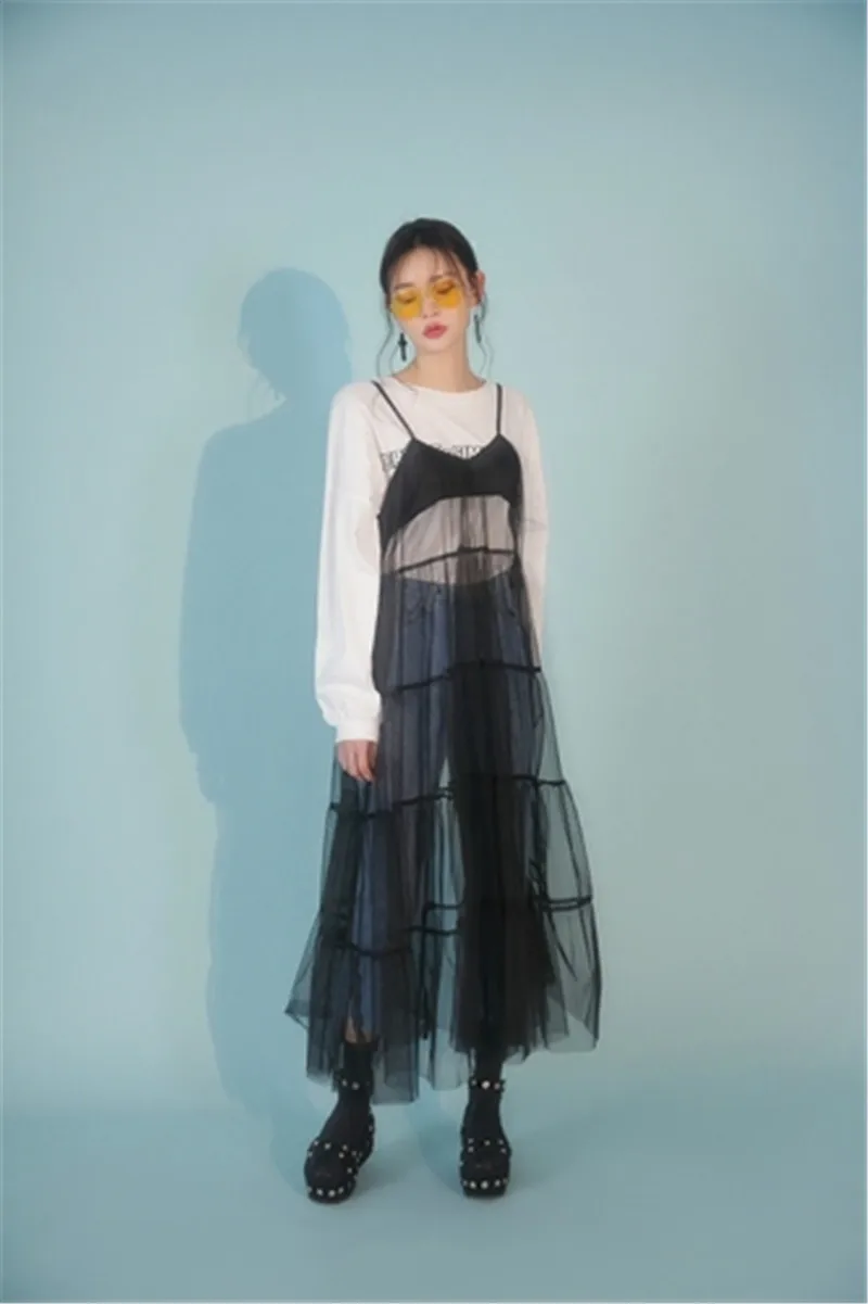 Лето 2018 новый стиль женские платья Traps прозрачные сексуальные Guaze Vestidos