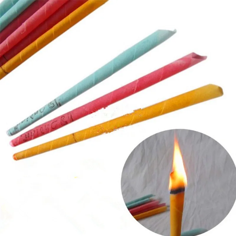 10 шт. ушные свечи ароматерапия воском облегчение удаление слуха эфирное масло