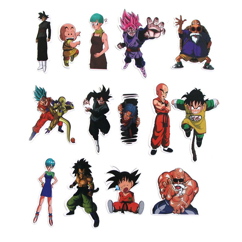 56 шт. Dragon ball Дети Забавный мультфильм DIY Скрапбукинг альбом багаж ноутбук мотоцикл ноутбук трафарет Водонепроницаемая наклейка E0055