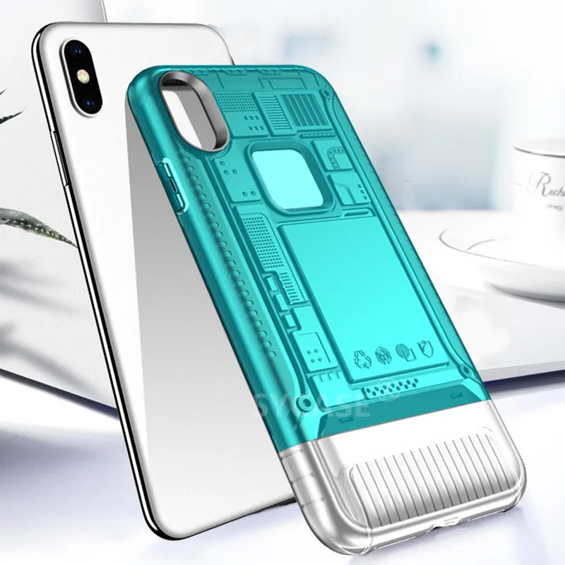 SYCASE личность бизнес Аврора бронированный чехол для iPhone 6 6s плюс 7 8 X Xs Xr Max все