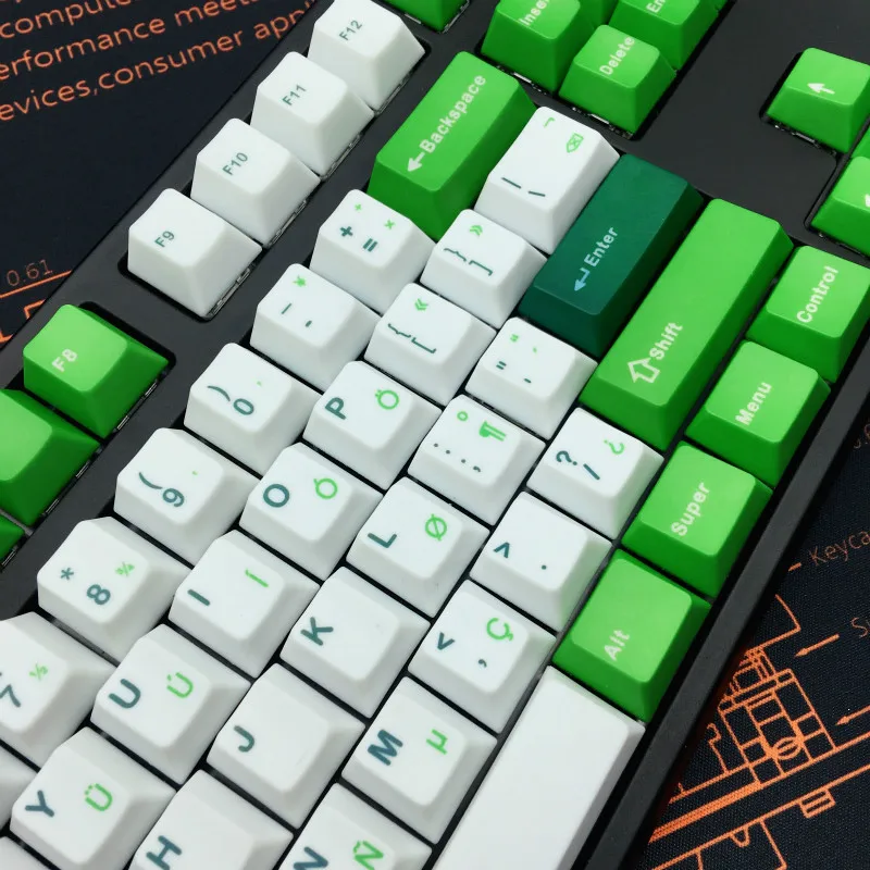 Королевская ПЕЧАТНАЯ МАШИНКА keycap красящая лента для возгонки limation pbt радужные