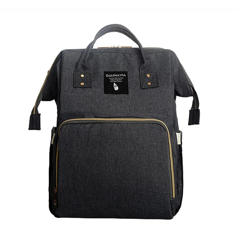 Dark Gray SWDF модная детская сумка для подгузников, Большая вместительная сумка для подгузников, дорожный рюкзак, сумки для мам, многофункциональная сумка для мам - Цвет: Dark Gray