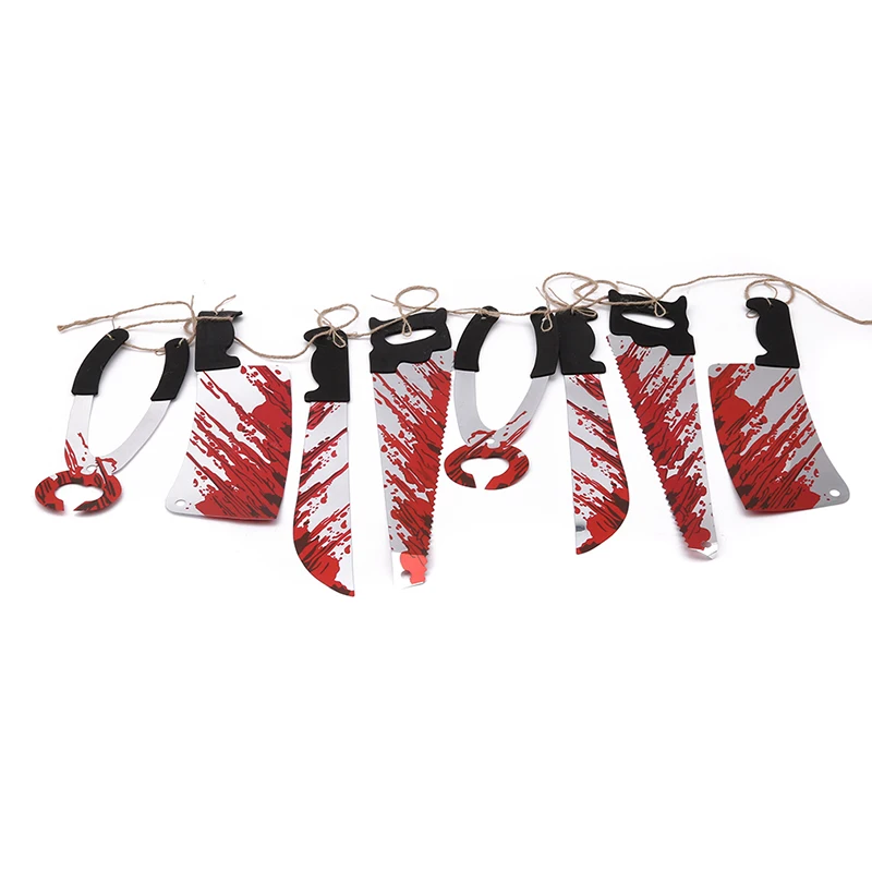 8pcs/set Rotten Hands And Feet Saber Horror Spooky Halloween Party Banner Haunted House Hanging Garland Pendant | Дом и сад