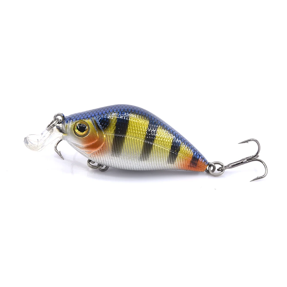 Makebass Crankbait рыболовные приманки бас искусственный воблер, твердая приманка дайвинг с неглубоким погружением рыболовные снасти форель Окунь и т. д. 2 дюйма/0,3 унций
