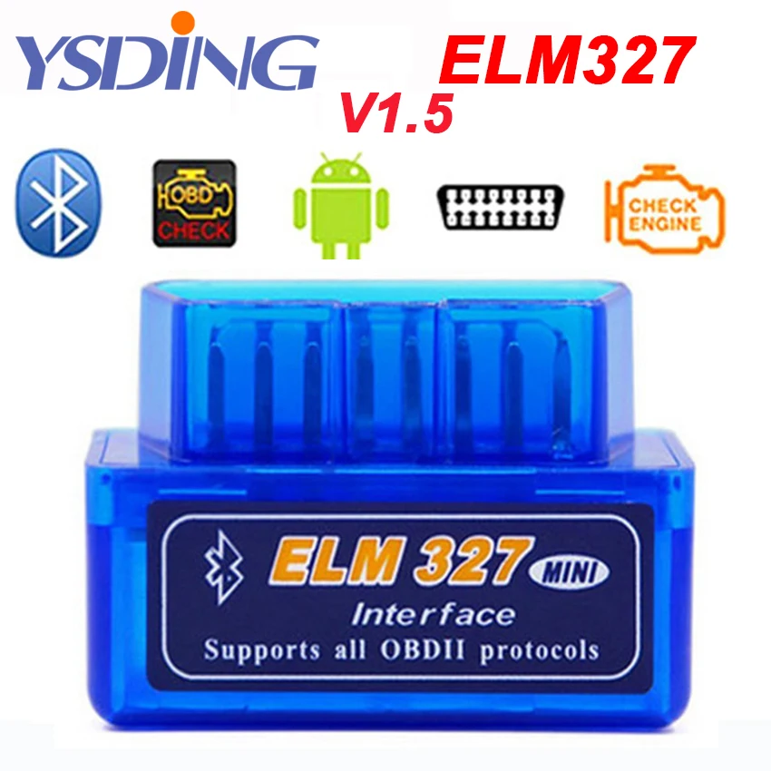 Топ-Номинальная pic18f25k80 чип V1.5 Супер Мини ELM327 Bluetooth OBDII/OBD2 Беспроводной CANBUS