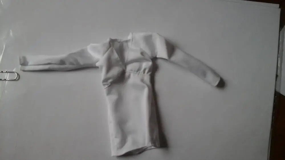 

1/6 Scale Female Woman Girl White Sexy Dress Model for 12 inches PH UD Large Breast Boobs Body Figure