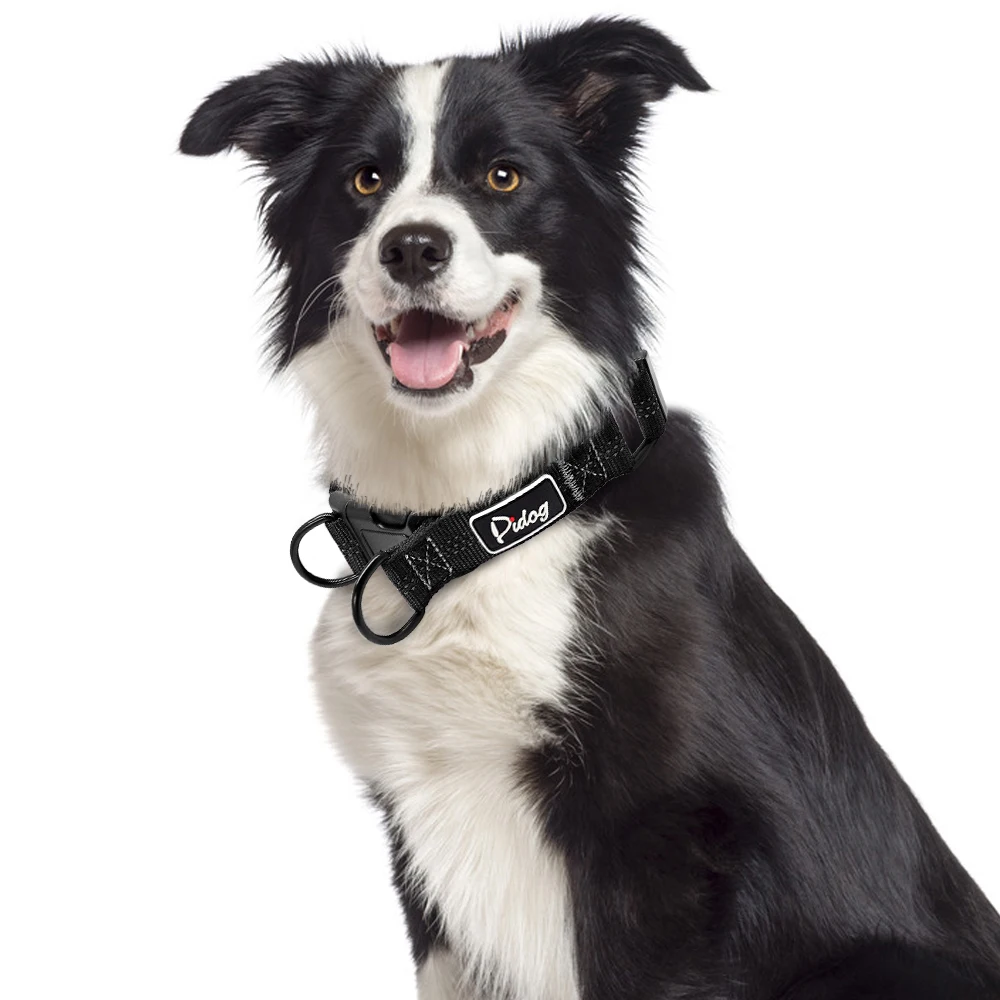 Отражающий ошейник для собак Нейлоновый ошейник для немецкой овчарки Обучение питомца для маленьких, средних, больших собак Питбуль, терьер, мопс.