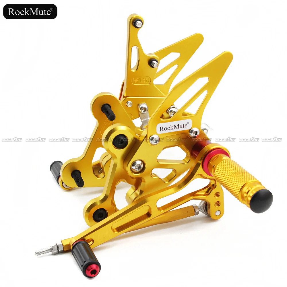Мотоцикл Rearsets для Suzuki GSXS750 2015-2020/GSR750 2011-17 регулируемая подножка подножки