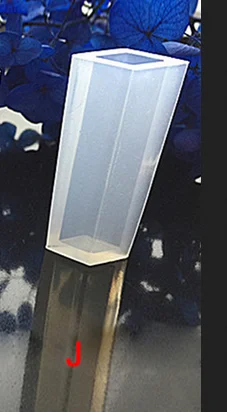 Новая прозрачная Жидкая силиконовая форма DIY Ювелирные изделия из смолы подвески, ожерелья Lanugo формы смолы для ювелирных изделий - Цвет: J