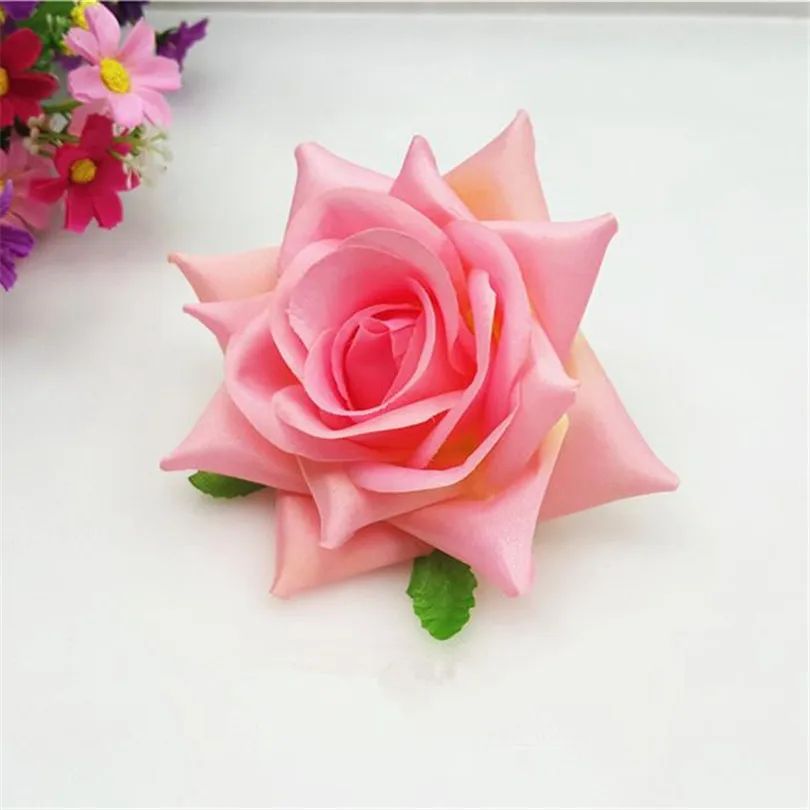 24 шт. искусственные розы 12 см диаметр|artificial rose flower heads|artificial flowerflower head |