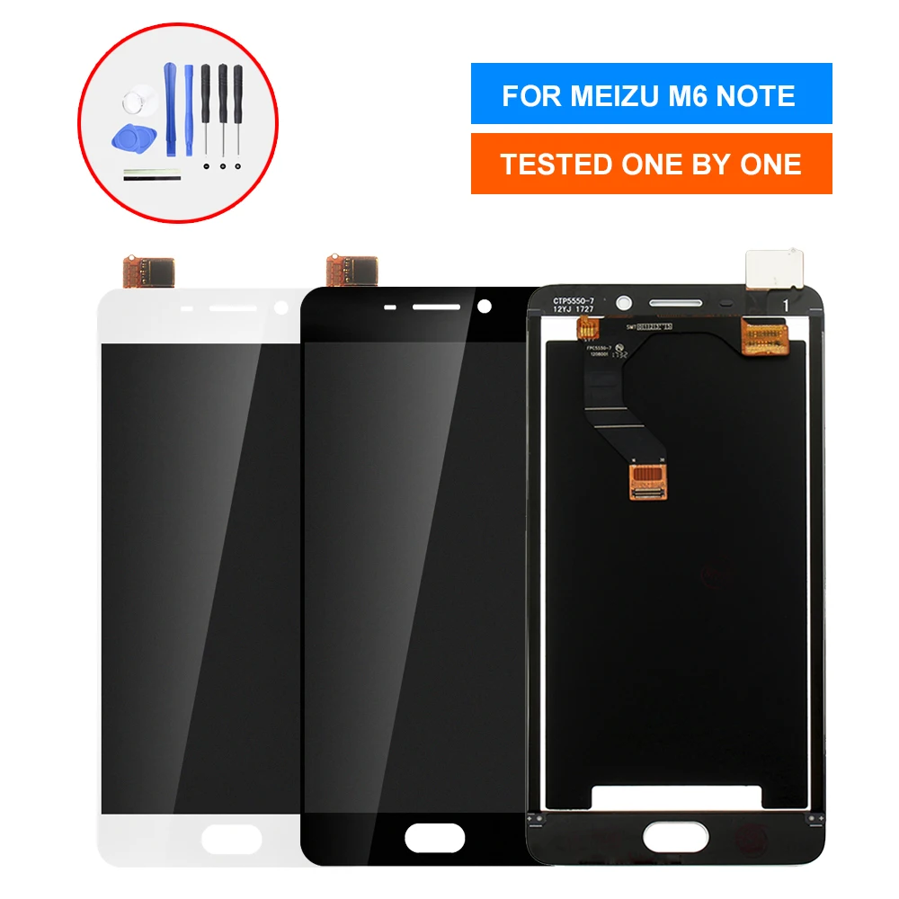 M6 Note ЖК дисплей + сенсорный экран дигитайзер сборка для Meizu Замена 5 дюймов