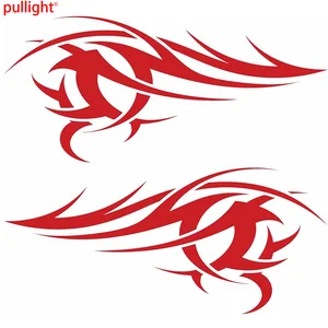 Виниловые наклейки Grand Rouge Flammes x2, наклейки, этнические забавные гонки