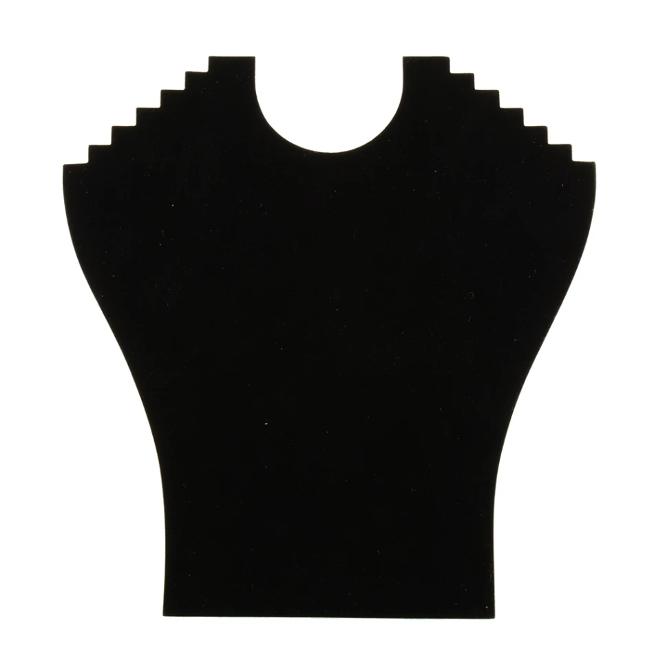 Черное бархатное ожерелье вешалка для украшений картон модный браслет с