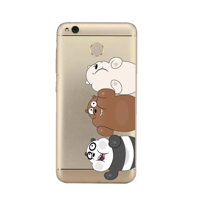 Мягкий прозрачный чехол из ТПУ для xiaomi redmi 4x 4a note5a note4x 5S mi6 note3 Kumamoto Flora Bear