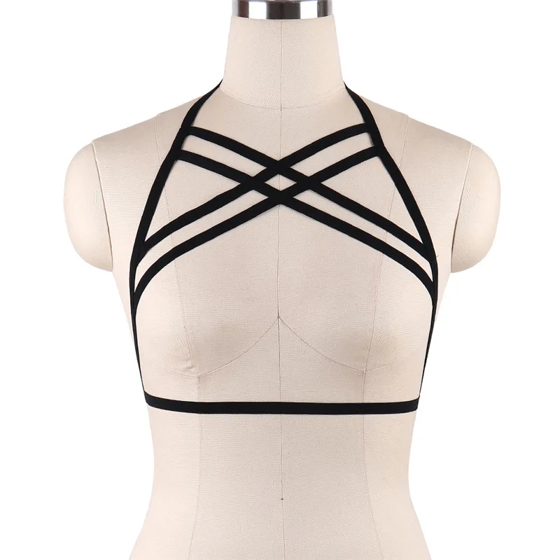 2019 бюстгальтер на бретельках сексуальный выдолбленный перекрестный корсет