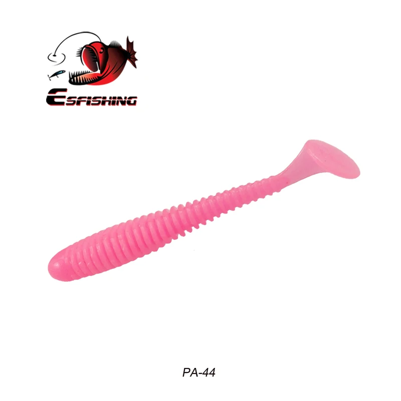 Esfishing RING SHAD 50 мм рыболовные приманки мягкие приманки приманка для форели Pesca Iscas искусственные снасти для рыбалки на карпа Спиннер приманки Flash - Цвет: PA44