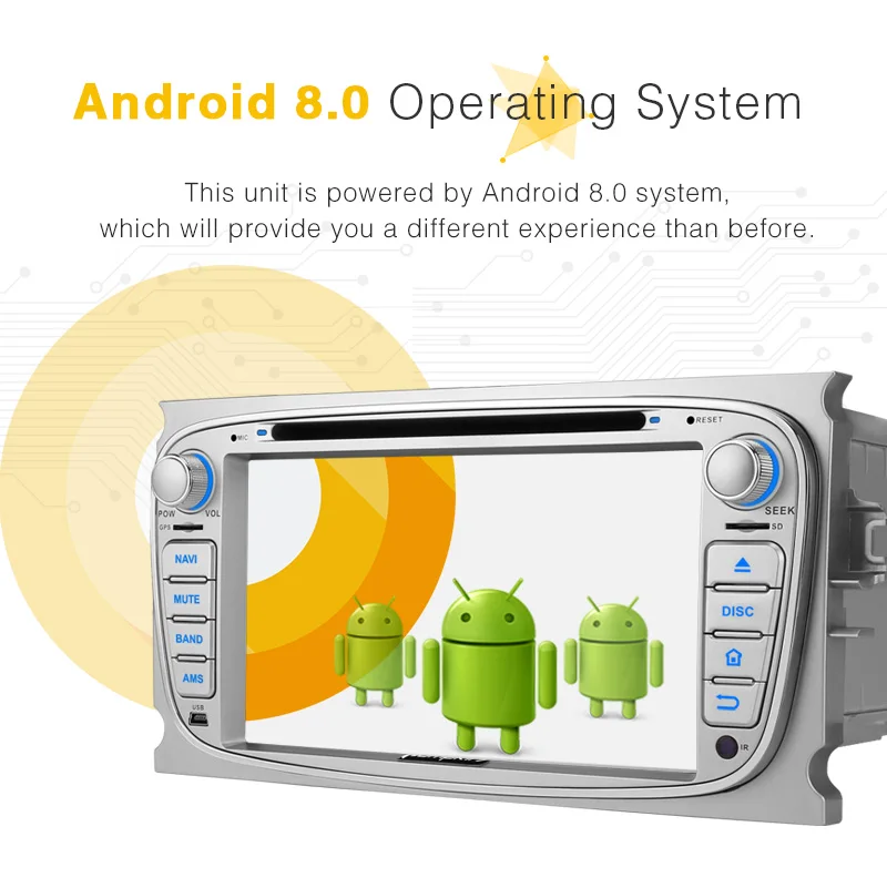Тыква 2 Din 7 &quotВосьмиядерный 4G RAM 32G ROM Android 8 0 автомобильный стерео радио dvd плеер GPS