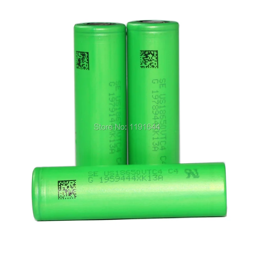 20 шт./лот 3,6 V 18650 US18650 VTC4 2100 ма/ч, непрерывная 30A аккумулятор для sony