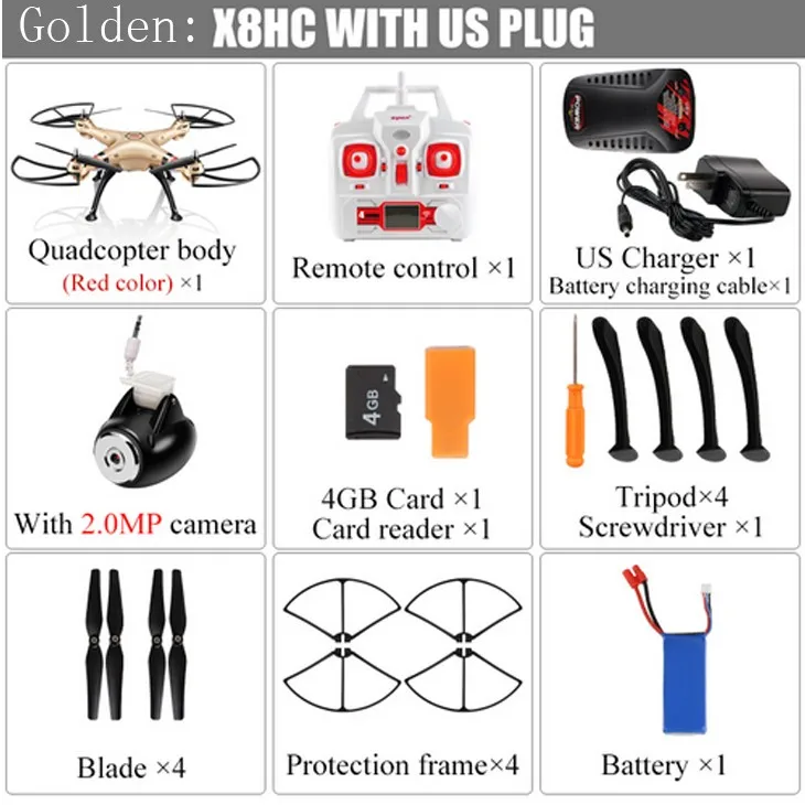 SYMA X8HC X8C обновления Квадрокоптер с дистанционным управлением беспилотные