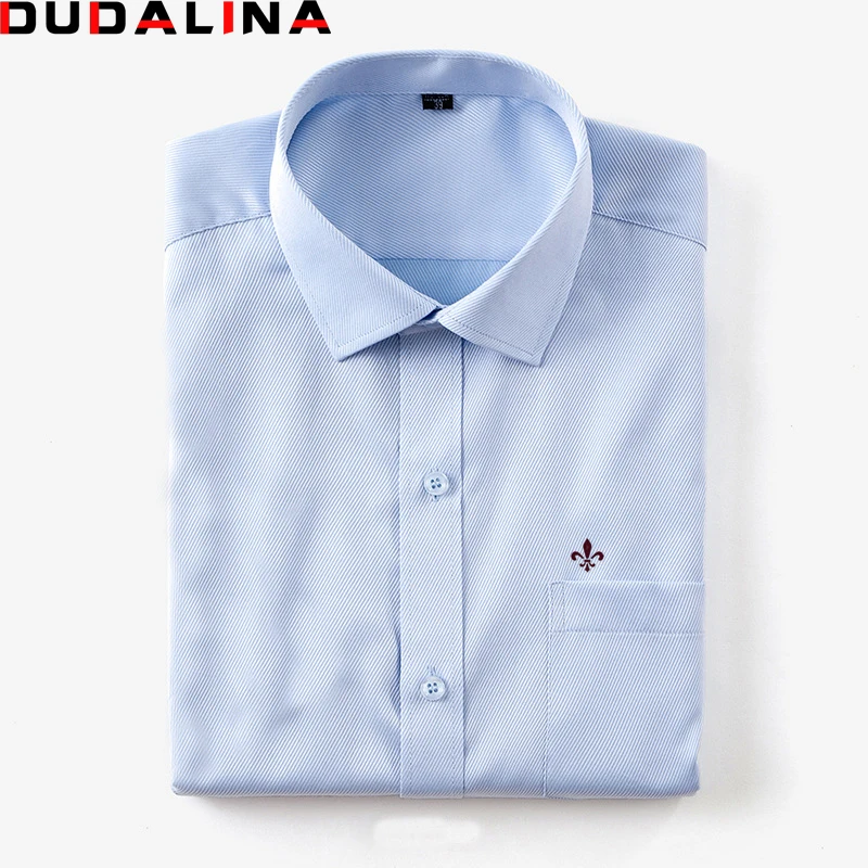 Dudalina Camisa мужские рубашки с длинным рукавом мужская рубашка брендовая одежда умный Повседневный тонкий крой Camisa Social Masculina Chemise Homme