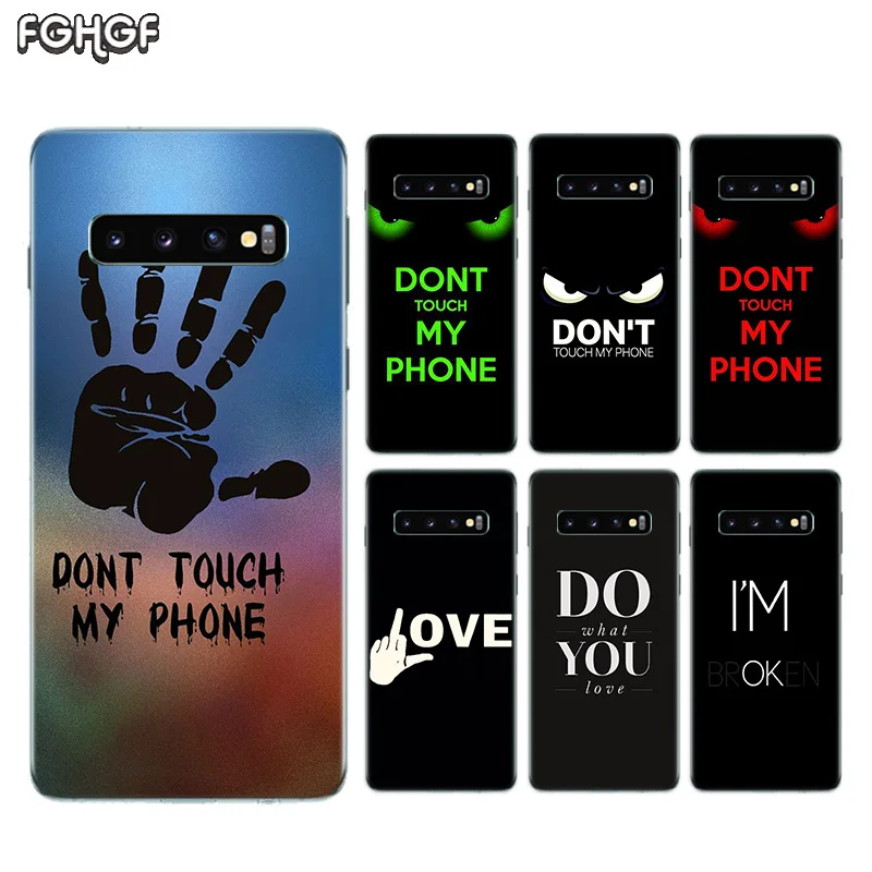 Dont Touch My Phone Riverdale Case For Samsung Galaxy S10 lite S9 S8 A6 A8 Plus 2018 A50 M30 A30 M20 A10 M10 Note 9 8 Cover |