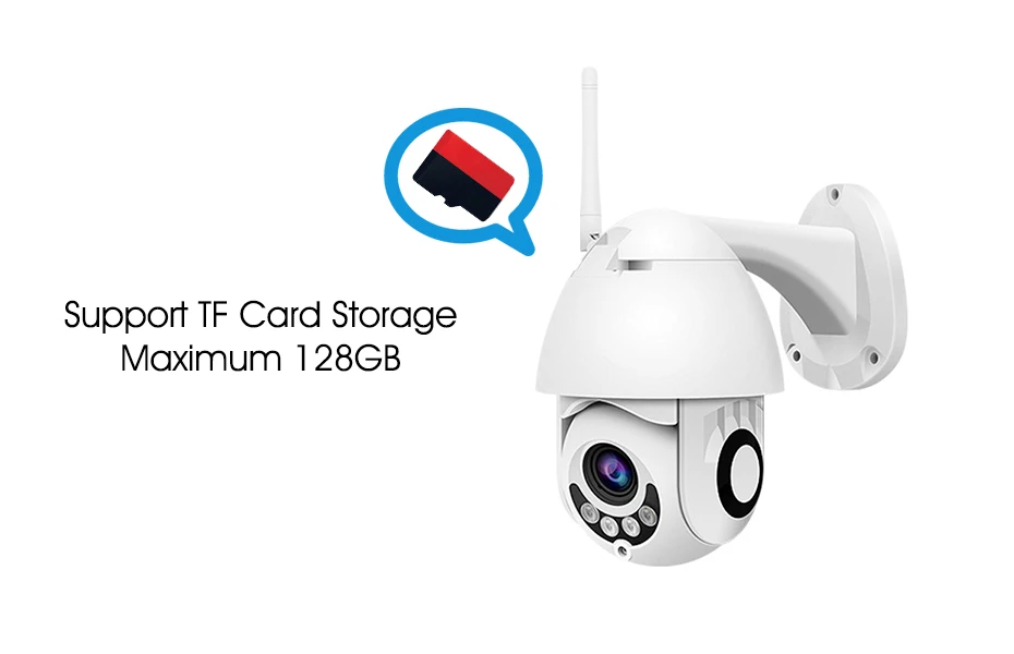 Autoeye беспроводная наружная PTZ IP камера H.265+ 1080P скоростная купольная CCTV Камера Безопасности s Starlight 4X 2,8-12 мм оптический зум