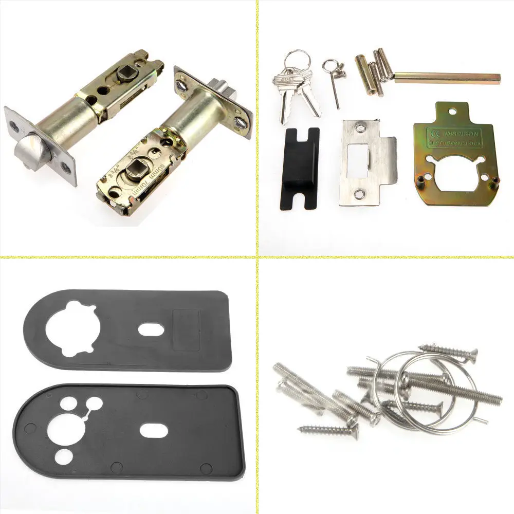 4 шт./лот ручка двери цифровой электронный замок отпечатков пальцев LS9 |