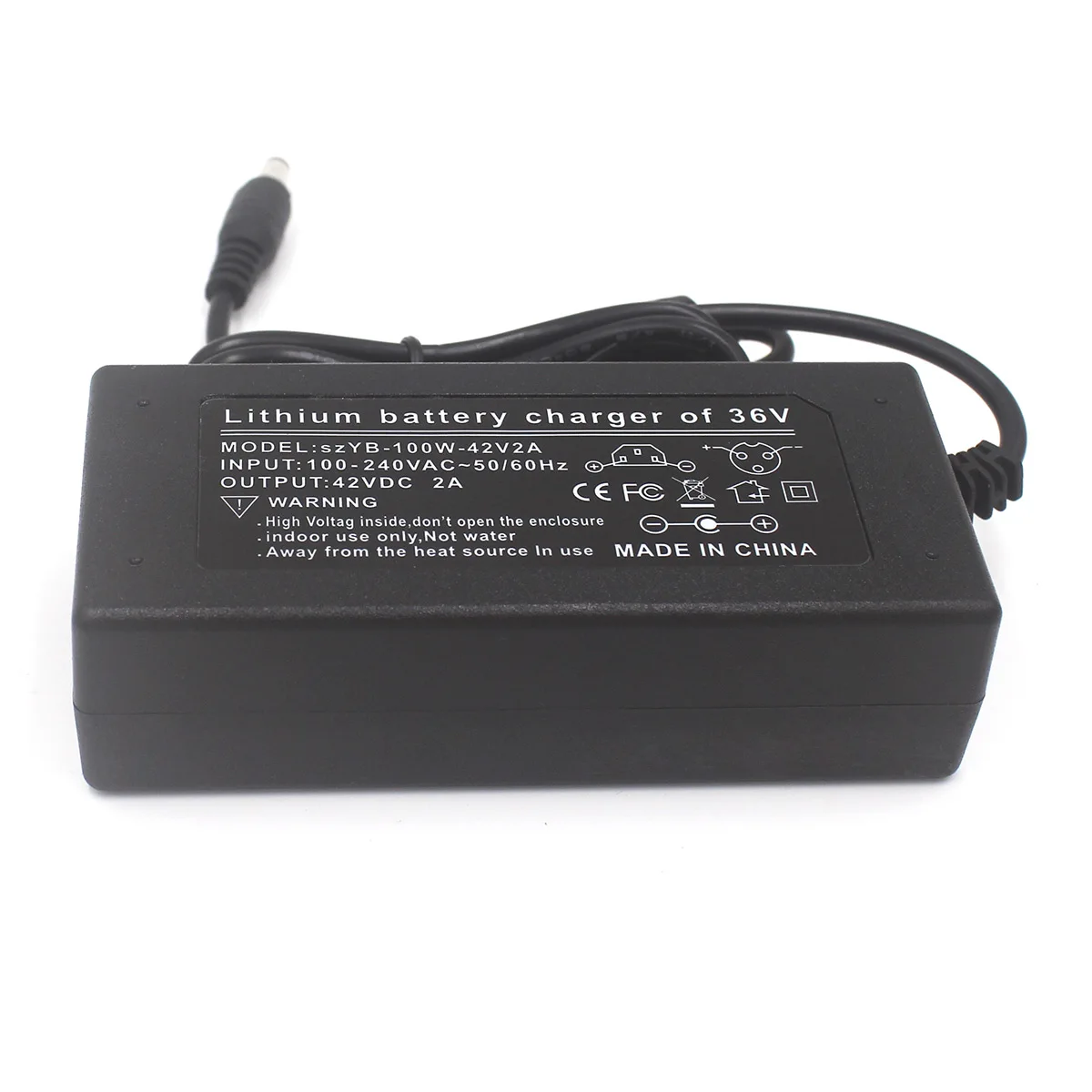 2A 42V зарядное устройство адаптер для 36V литий-ионная литиевая батарея двухколесное автомобильное зарядное устройство s Новое поступление