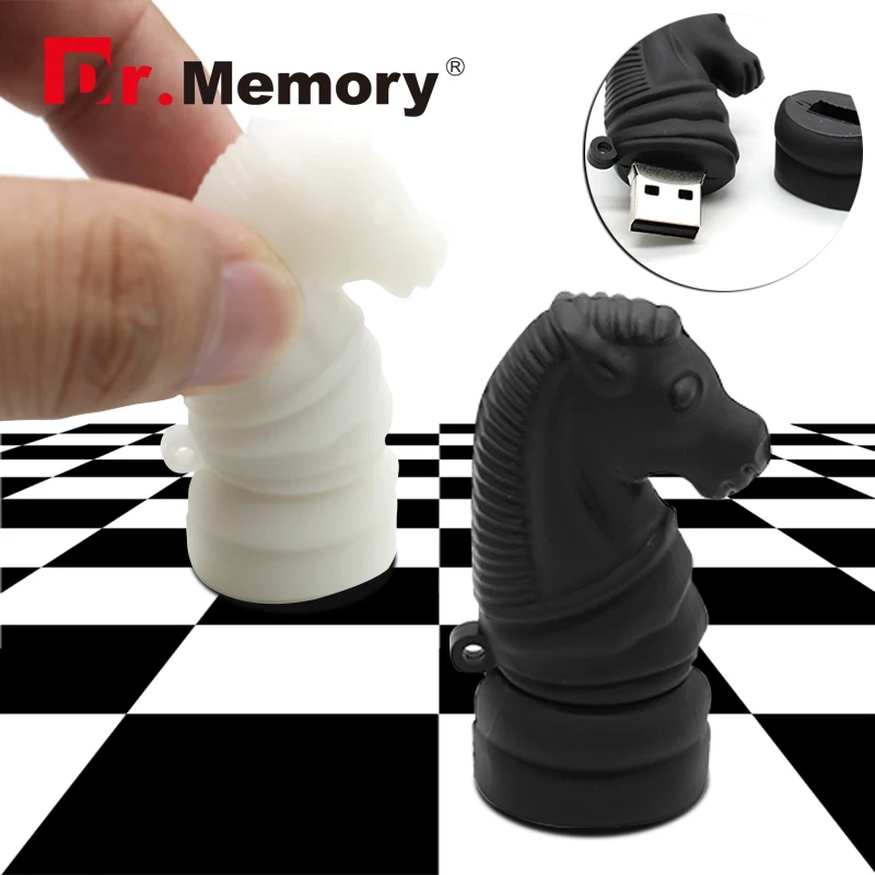 

Dr.memory USB flash drive 64gb horse pendrive 32gb International Chess flash card 16gb creative Children gift pen drive 8gb disk