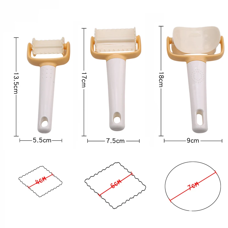 3 шт./лот торты Кондитерские украшения формы для помадки торта теста роликовый