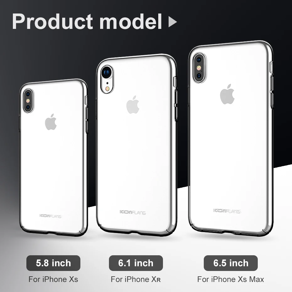 Ultra Thin Soft Transparent TPU Cases For iPhone XS Max XR Clear Silicone Full Cover for Back Phone Case |