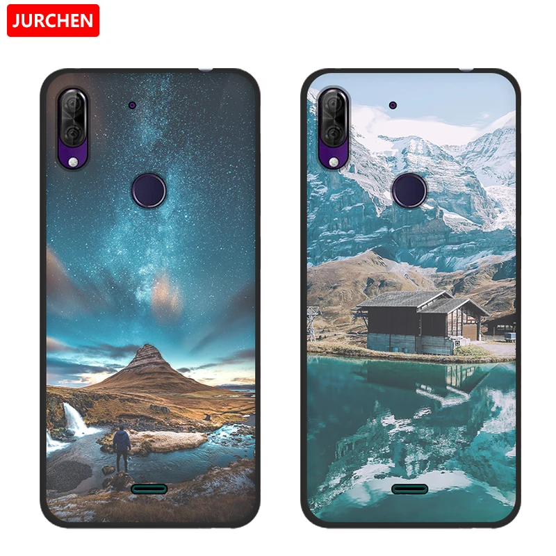 JURCHEN красивый дизайн искусственная кожа ТПУ для Wiko View 2 Plus чехол 5 93 дюйма мягкий