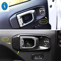 inner door pull doorknob handle bowl decoration cover trim fit for jeep wrangler jl 2018 2022 car interior accessories parts