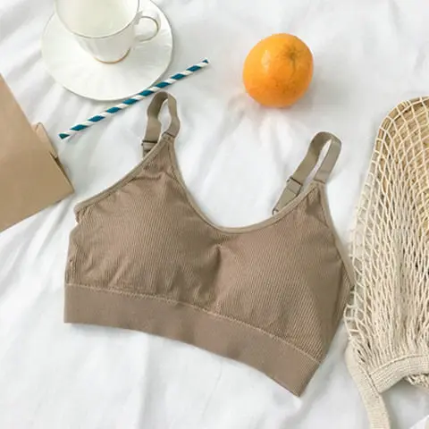 Khaki Бесшовный Spor ts бюстгальтер гибкий Быстросохнущий Фитнес-Бюстгальтер Yog Топ спортивный бюстгальтер для дам Yog a пуш-ап Spo rts бюстгальтер Spor t Femme - Цвет: Khaki