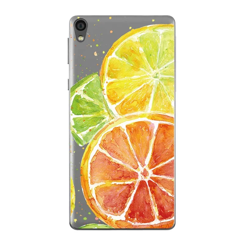 CROWNPRO Мягкий силиконовый чехол из ТПУ для Sony Xperia E5 F3311 F3313 с цветным рисунком задняя