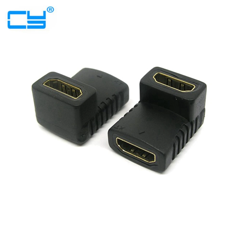 HDMI адаптер удлинитель Женский прямой/локоть разъем предотвращает затухание